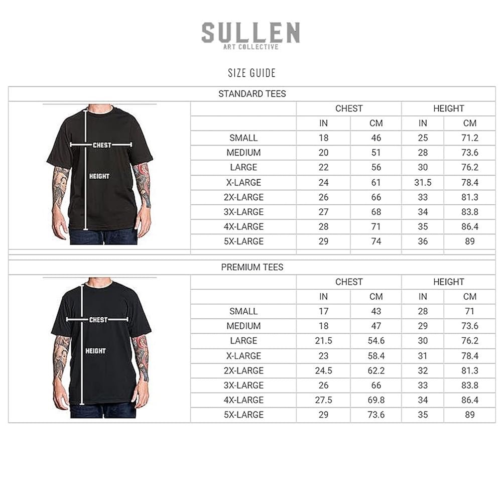 Men's Sullen Art Co Death Dealer Black Skulls Tattoo Biker Tee T-Shirt Med NWT - Picture 3 of 8